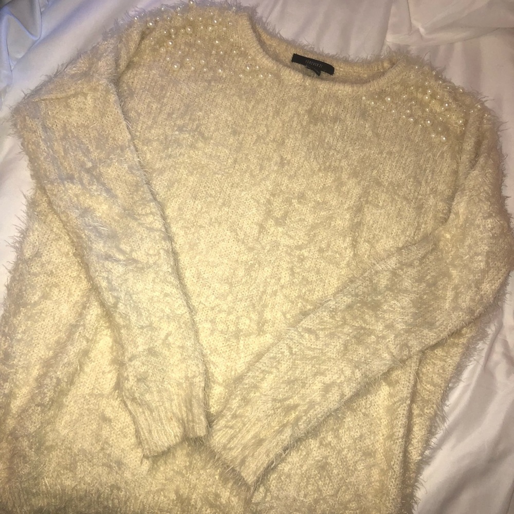 Forever 21 fuzzy sweater